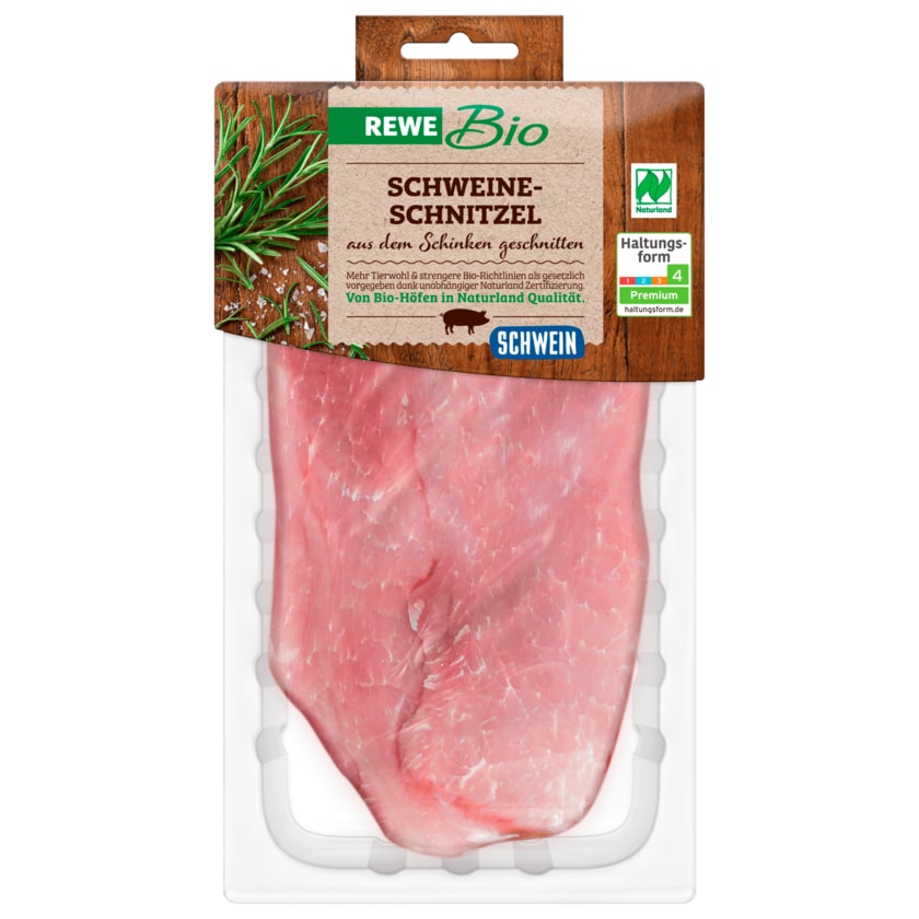REWE Bio Schweine Schnitzel ca. 300g